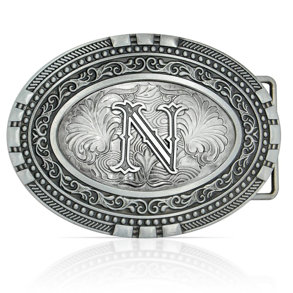 5172 Belt Buckles Western Cowboy - Silver Belts Buckle Cool Cowboy Belt
